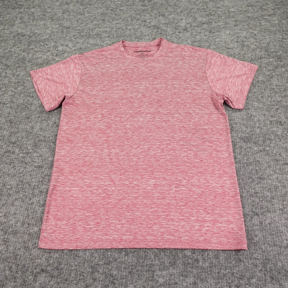 Bearbottom T-Shirt Mens Extra‎ Large Red Performance Stretch Short Sleeve Crew